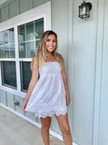 White Eyelet Romper