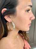 Snakeskin Hoops