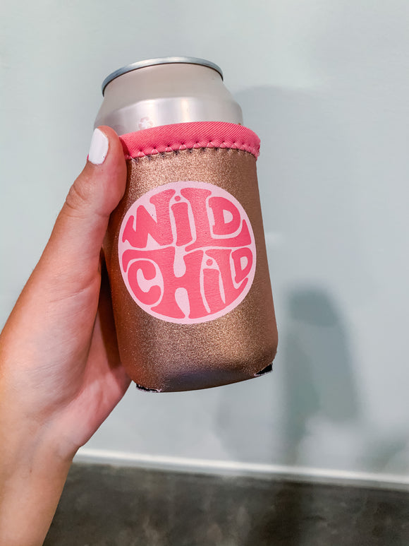 Wild Child Metallic Koozie