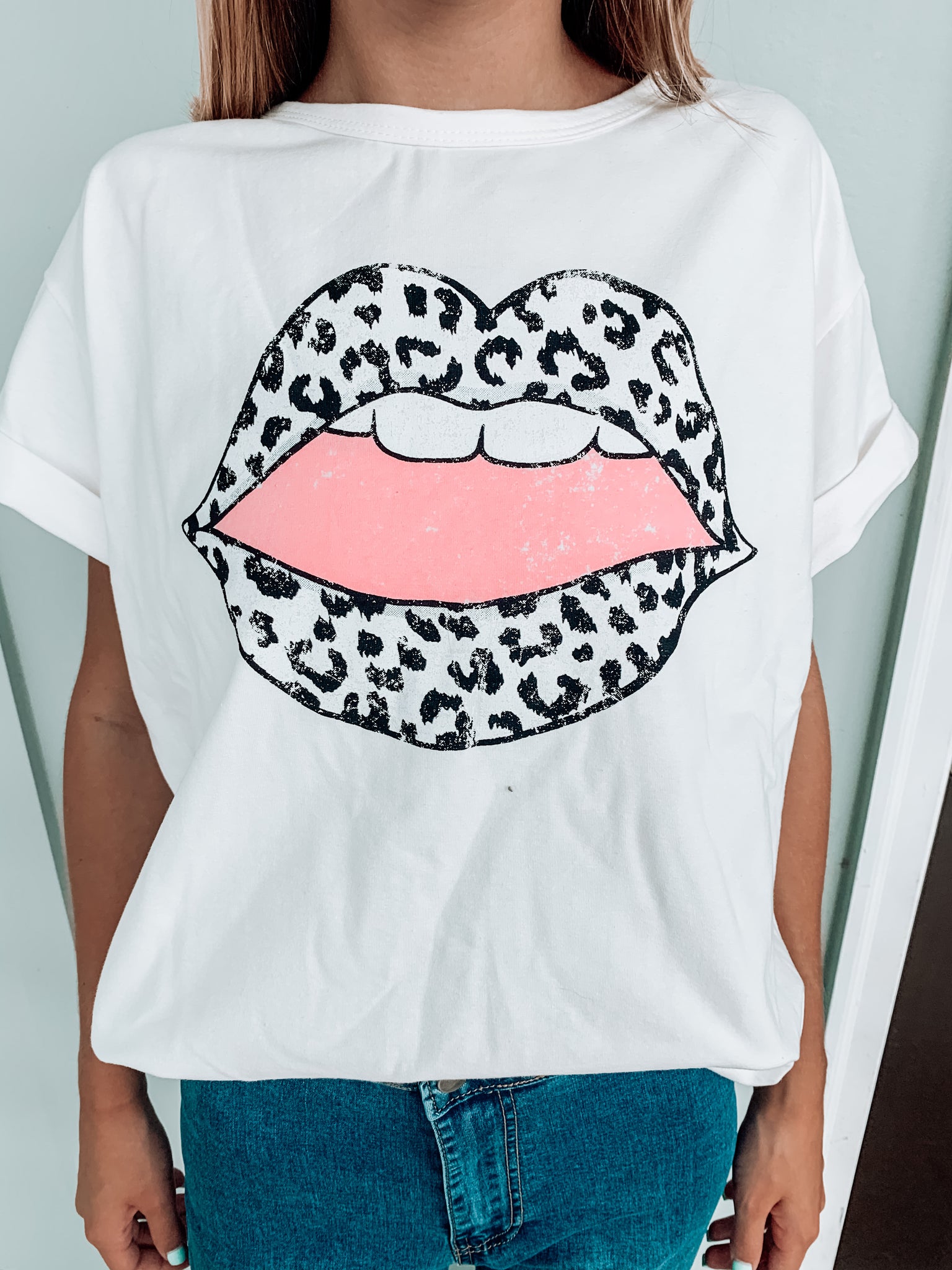 Leopard Lips Graphic Tee – SweetThing Boutique
