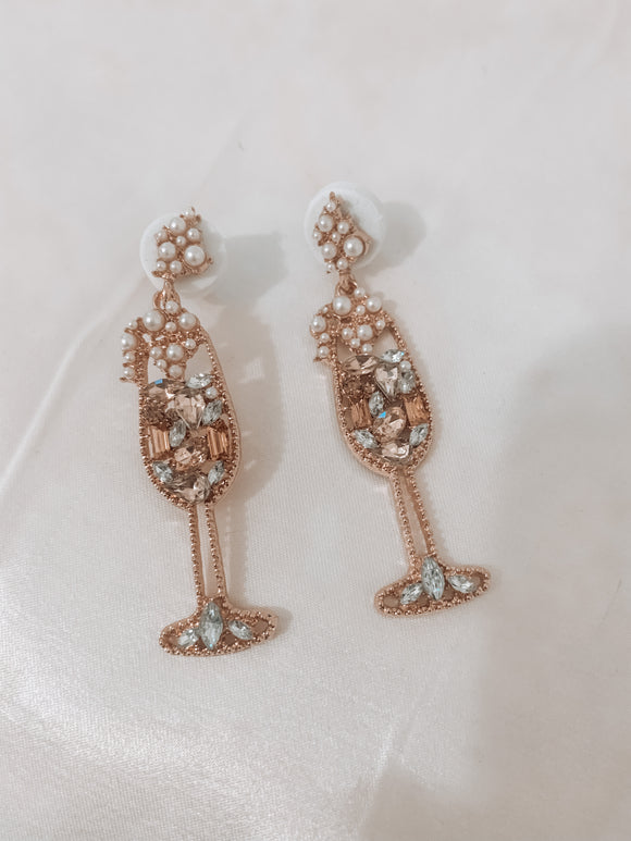 Champagne Earrings